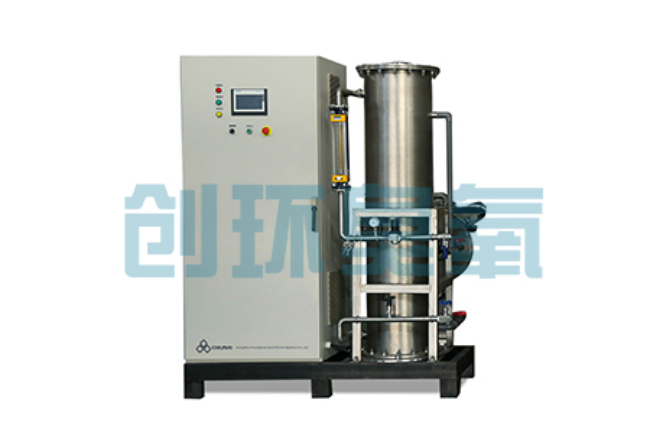 自贡高色度印染废水生化后仍不达标?臭氧发生器深度脱色工艺如何兜底?